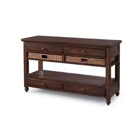 T3521-73 Magnussen Home Furniture Cottage Lane Living Room Furniture Sofa Table