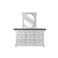 B3557-42 Magnussen Home Furniture Hampton Bay Bedroom Furniture Mirror