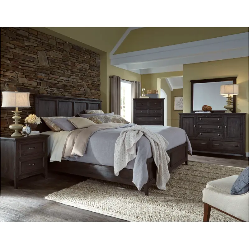 B3803-64h Magnussen Home Furniture Eastern King Panel Bed