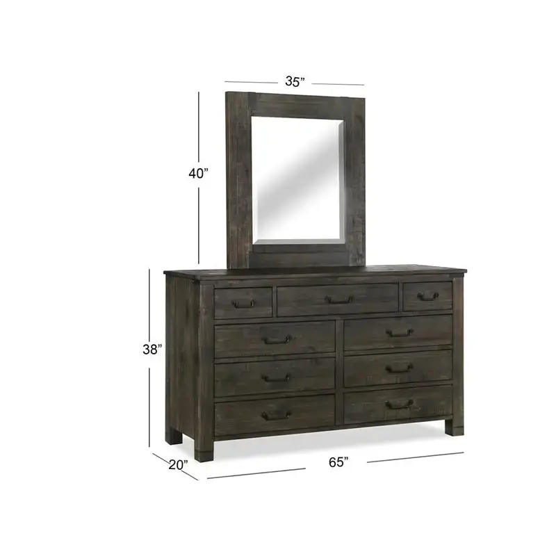 B3804-20 Magnussen Home Furniture Abington Drawer Dresser