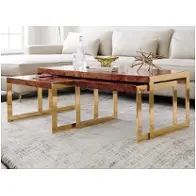 Dt-9005-52 Magnussen Home Furniture Newell Burl Living Room Furniture Cocktail Table