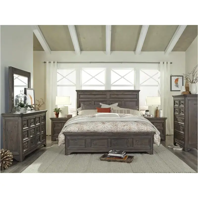 B4284-54h Magnussen Home Furniture Shelter Cove Bedroom Furniture Bed