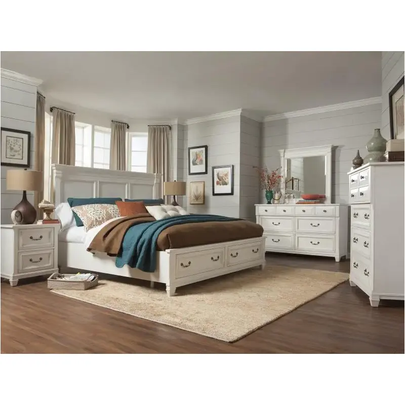 B4056-54h-st Magnussen Home Furniture Queen Panel Bed St