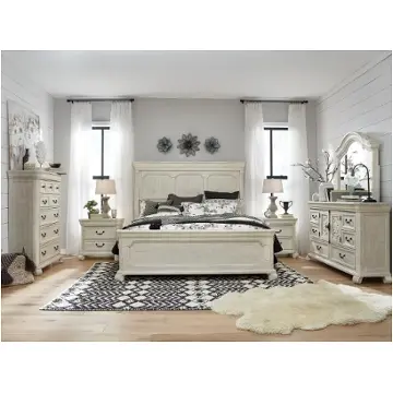 B4436-54h Magnussen Home Furniture Bronwyn Bedroom Furniture Bed