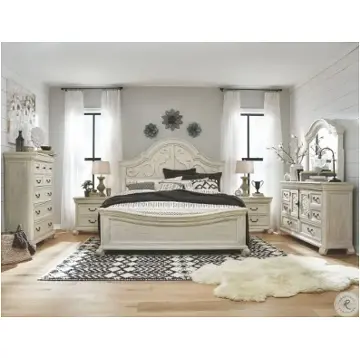 B4436-55h Magnussen Home Furniture Bronwyn Bedroom Furniture Bed