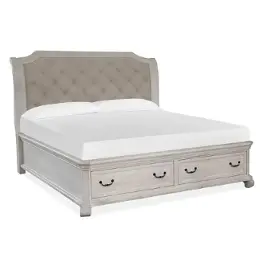 B4436-63h-ck-st Magnussen Home Furniture Bronwyn Bedroom Furniture Bed