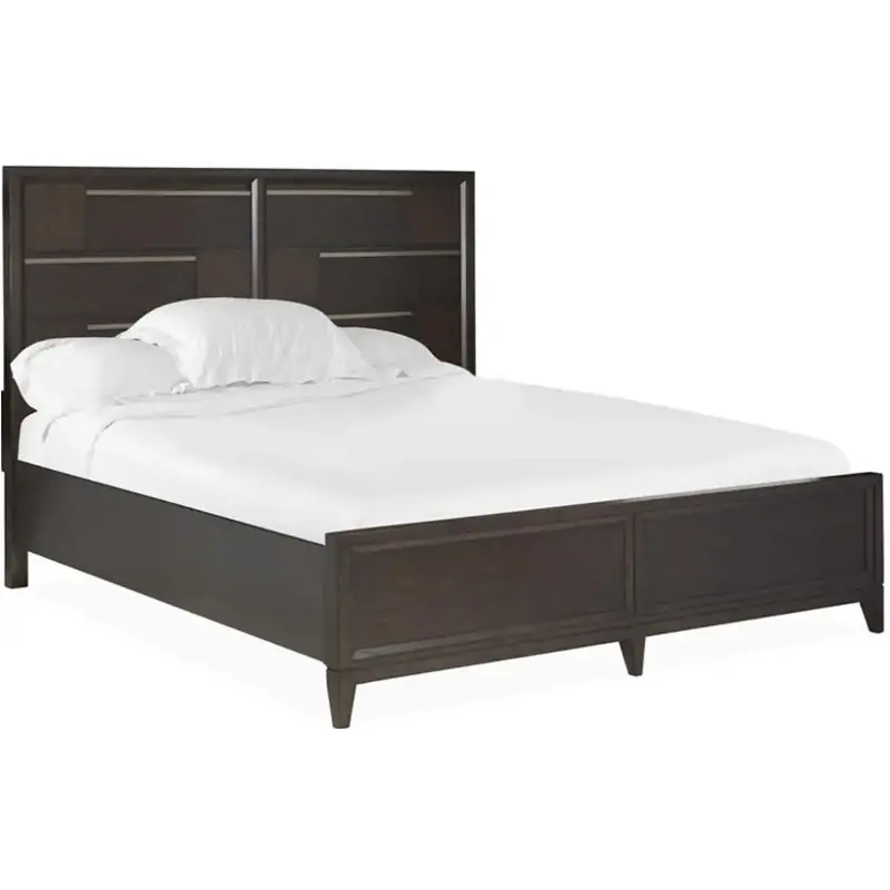 B4769-64h-ck Magnussen Home Furniture Modern Geometry Bedroom Furniture Bed