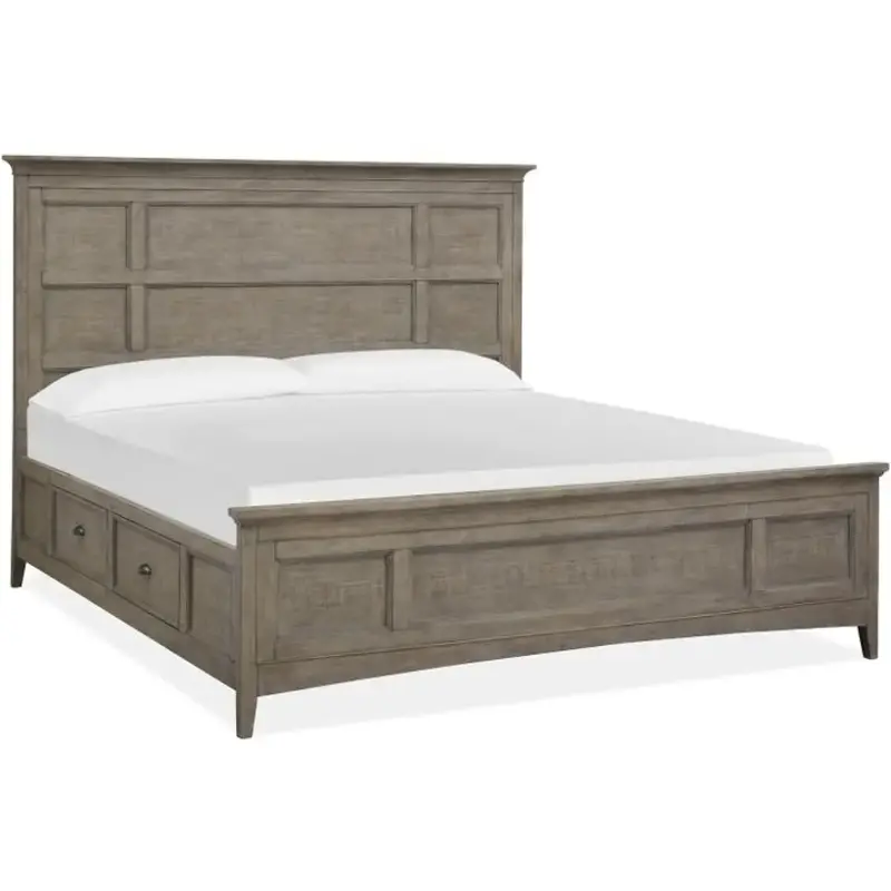 B4805-64h-ck-st Magnussen Home Furniture Paxton Place Bedroom Furniture Bed