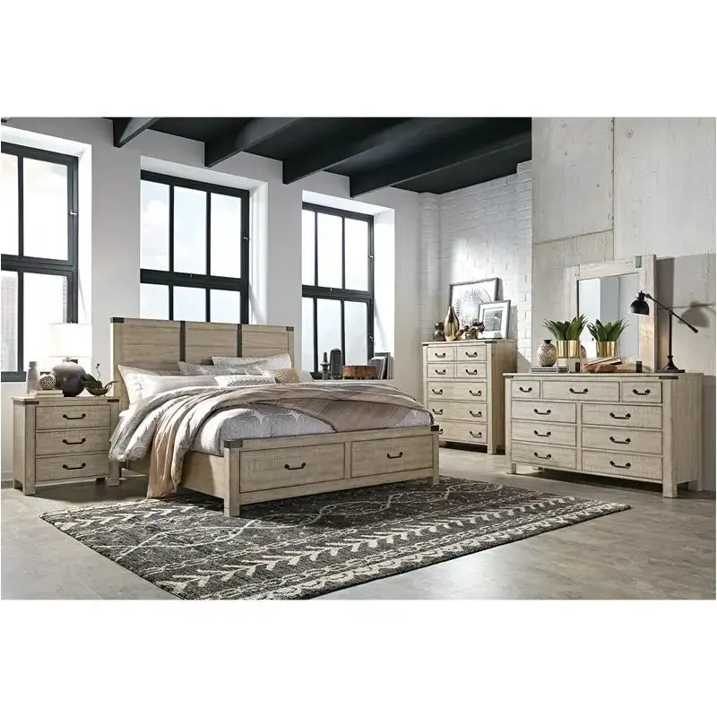 B5005-64h-ck-st Magnussen Home Furniture Radcliffe Bedroom Furniture Bed