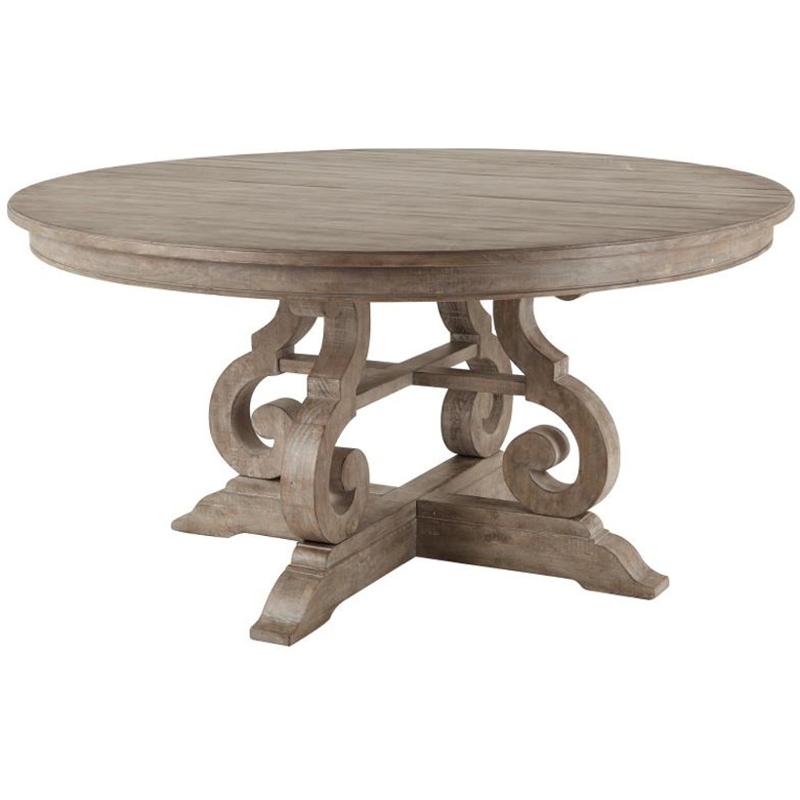 D4646 23t Magnussen Home Furniture 60, 60 Inch Round Pedestal Kitchen Table