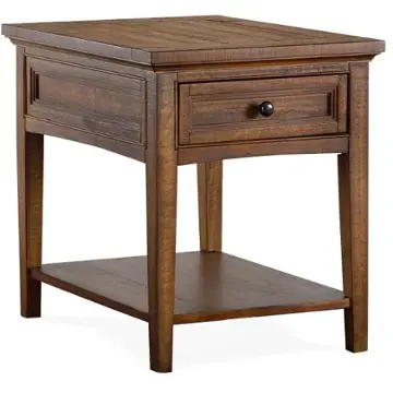 T4398-03 Magnussen Home Furniture Bay Creek Living Room Furniture End Table