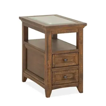 T4398-10 Magnussen Home Furniture Bay Creek Living Room Furniture End Table