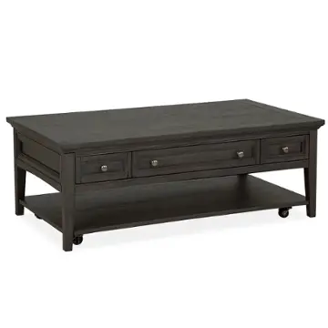 T4399-43 Magnussen Home Furniture Westley Falls Living Room Furniture Cocktail Table