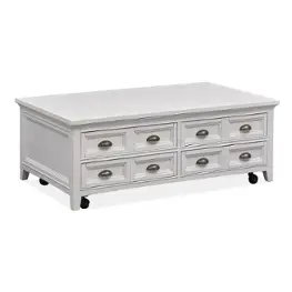T4400-50 Magnussen Home Furniture Heron Cove Living Room Furniture Cocktail Table