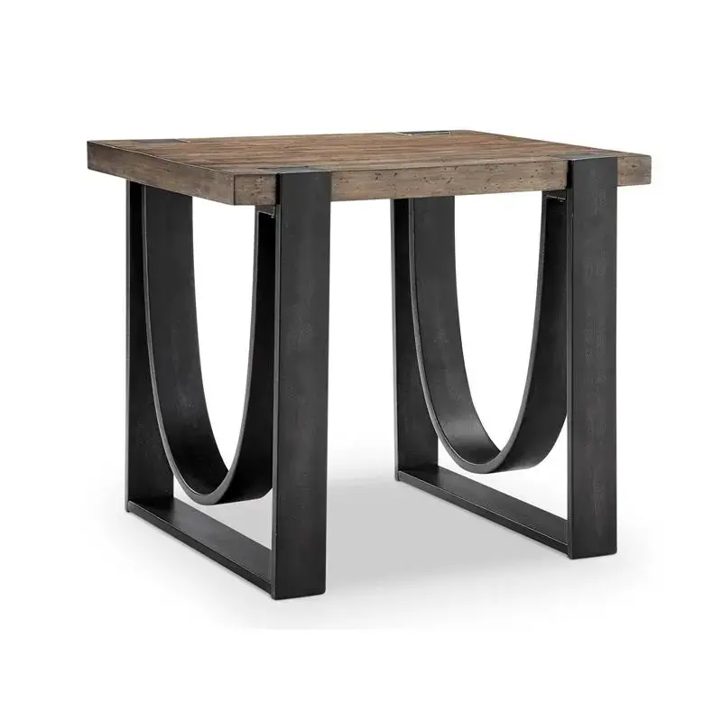 T4635-03 Magnussen Home Furniture Bowden Living Room Furniture End Table