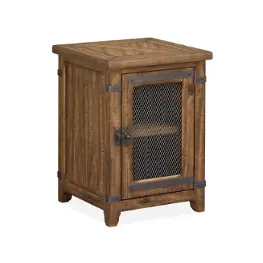 T4717-10 Magnussen Home Furniture Chesterfield Living Room Furniture End Table