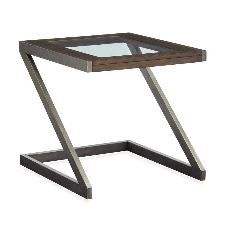 T491003 Magnussen Home Furniture Zahir Rectangular End Table