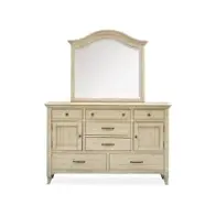 B5491-45 Magnussen Home Furniture Harlow Bedroom Furniture Mirror