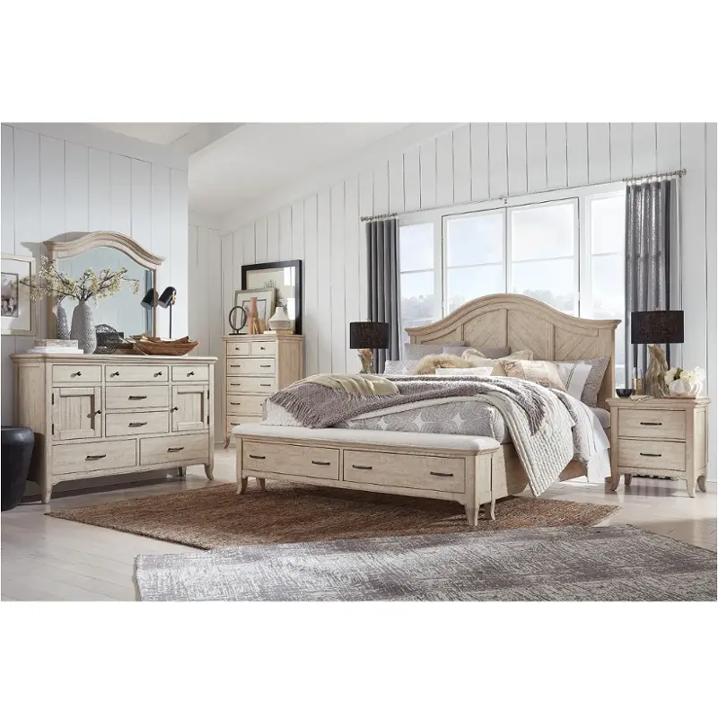 B5491-54h-st Magnussen Home Furniture Harlow Bedroom Furniture Bed