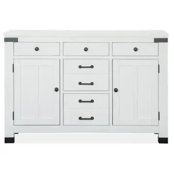 D5321-15 Magnussen Home Furniture Harper Springs - White Dining Room Furniture Server
