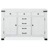 D5321-15 Magnussen Home Furniture Harper Springs - White Dining Room Furniture Server