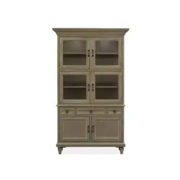 D4352-01t Magnussen Home Furniture Lancaster Dining Room Furniture Curio