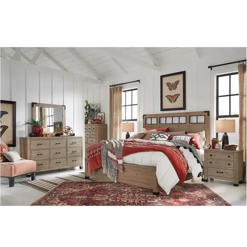 B5311-58h Magnussen Home Furniture Madison Heights Bedroom Furniture Bed