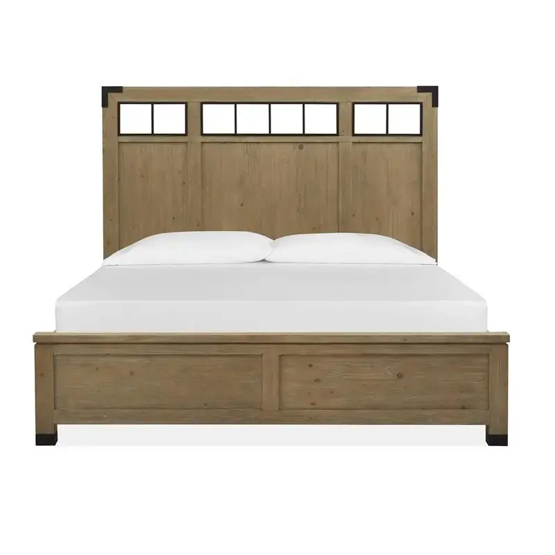 B5311 68h Magnussen Home Furniture, Eastern King Metal And Wood Bed Frame