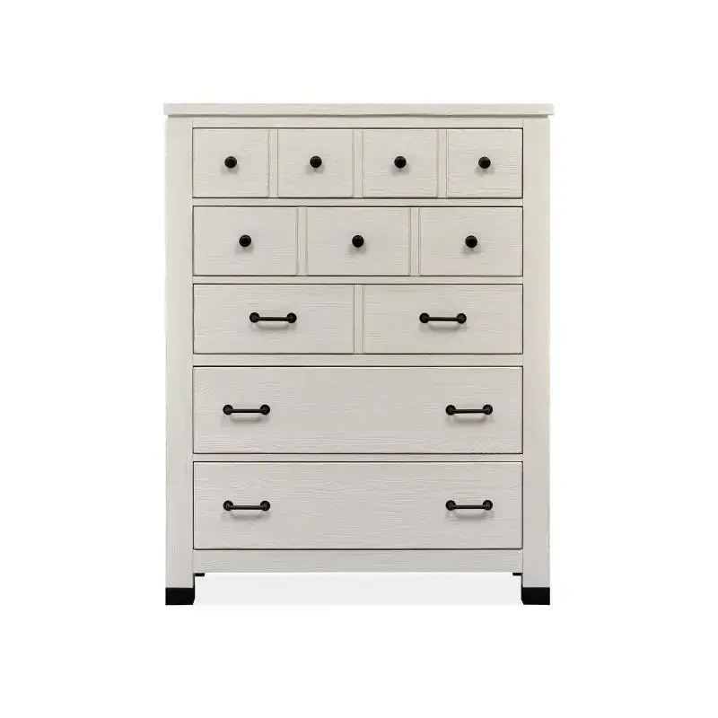 B5321-10 Magnussen Home Furniture Harper Springs - White Bedroom Furniture Chest