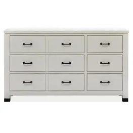 B5321-20 Magnussen Home Furniture Harper Springs - White Bedroom Furniture Dresser
