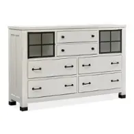 B5321-24 Magnussen Home Furniture Harper Springs - White Bedroom Furniture Dresser