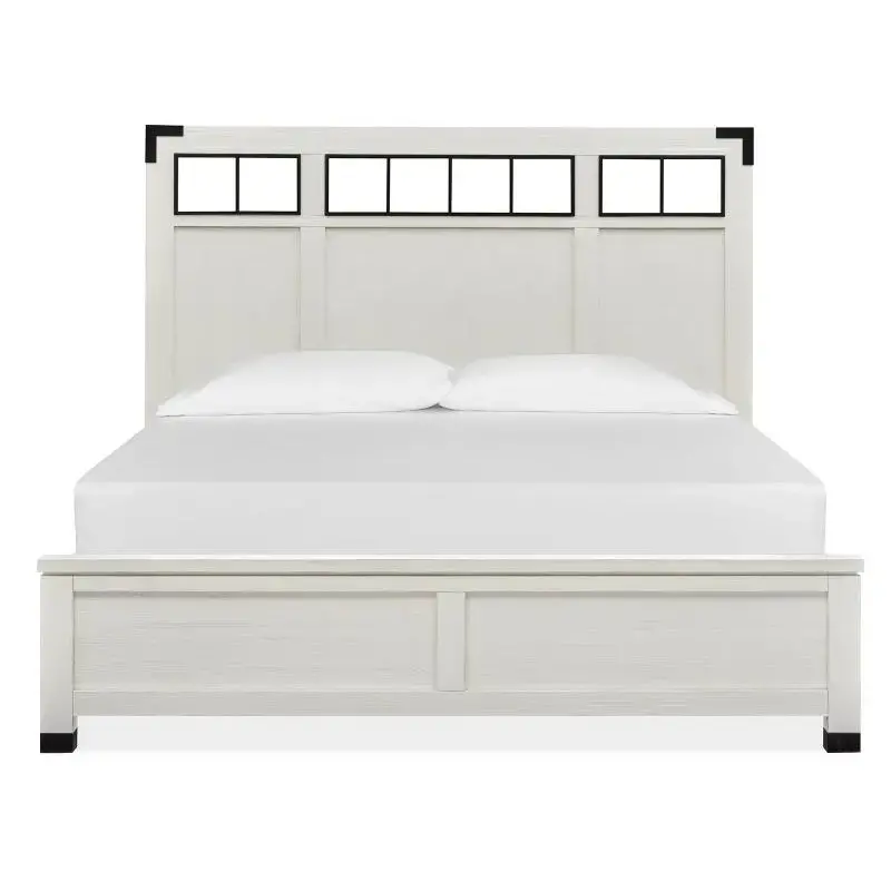 B5321-58h Magnussen Home Furniture Harper Springs - White Bedroom Furniture Bed