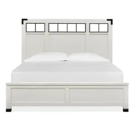 B5321-58h Magnussen Home Furniture Harper Springs - White Bedroom Furniture Bed