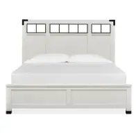 B5321-58h Magnussen Home Furniture Harper Springs - White Bedroom Furniture Bed