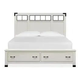 B5321-58h-st Magnussen Home Furniture Harper Springs - White Bedroom Furniture Bed