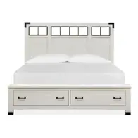 B5321-58h-st Magnussen Home Furniture Harper Springs - White Bedroom Furniture Bed