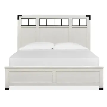 B5321-68h Magnussen Home Furniture Harper Springs - White Bedroom Furniture Bed
