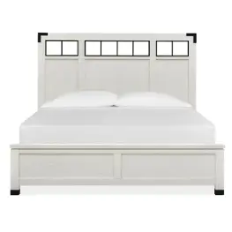 B5321-68h Magnussen Home Furniture Harper Springs - White Bedroom Furniture Bed