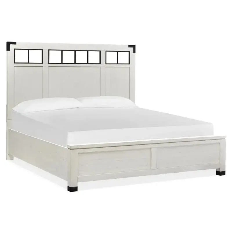 B5321-68h-ck Magnussen Home Furniture Harper Springs - White Bedroom Furniture Bed