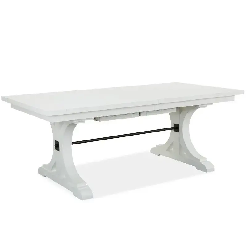 D5321-21 Magnussen Home Furniture Harper Springs - White Dining Room Furniture Dining Table