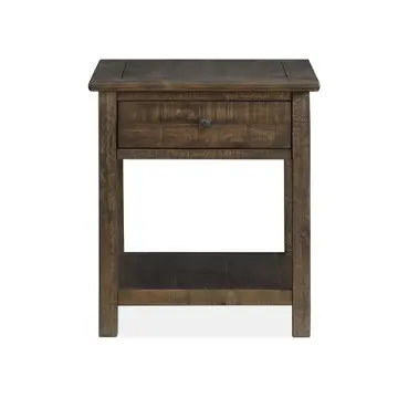 T5537-03 Magnussen Home Furniture Smithton Living Room Furniture End Table