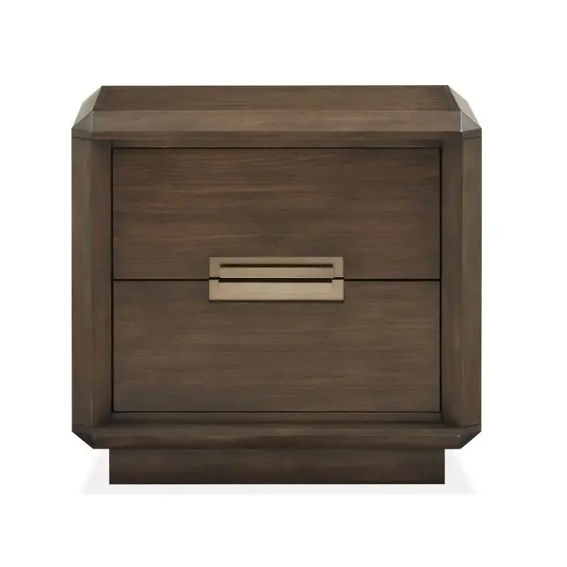 B5322-01 Magnussen Home Furniture Nouvel Bedroom Furniture Nightstand