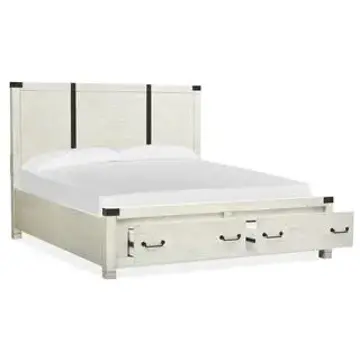 B5405-64h-ck-st Magnussen Home Furniture Chesters Mill Bedroom Furniture Bed