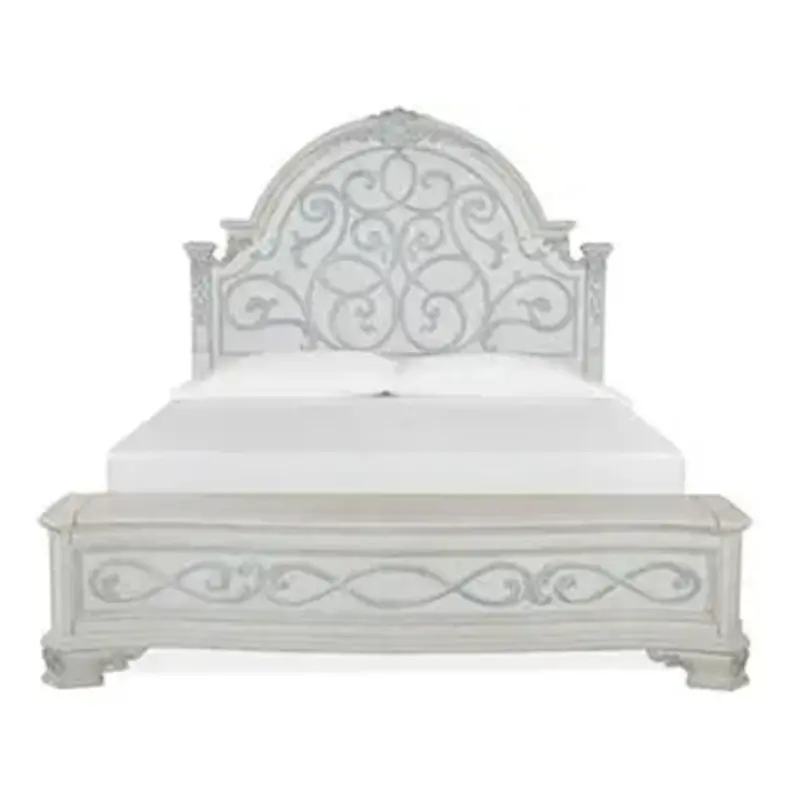 B5474-64h-ck-st Magnussen Home Furniture Michaela Bedroom Furniture Bed