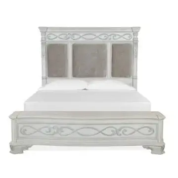 B5474-65h-ck-st Magnussen Home Furniture Michaela Bedroom Furniture Bed