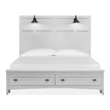 B4400-69h-st Magnussen Home Furniture Heron Cove Bedroom Furniture Bed