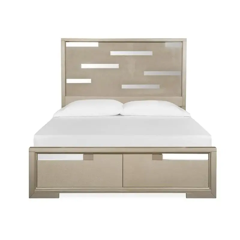 B5313-64h-ck-st Magnussen Home Furniture Chantelle Bedroom Furniture Bed