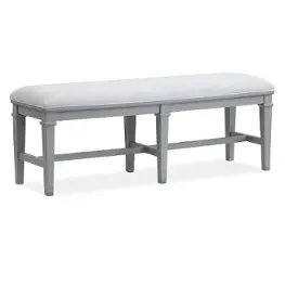 D5611-68gy Magnussen Home Furniture Charleston Dining Room Furniture Benche