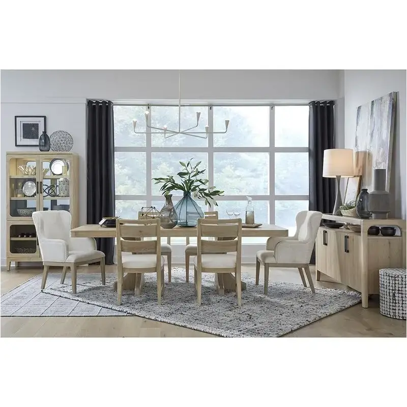 D5684-21t Magnussen Home Furniture Somerset Trestle Dining Table