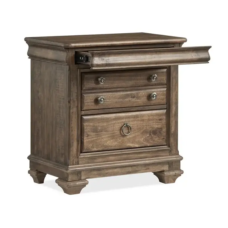 B5688-01 Magnussen Home Furniture Lyon Bedroom Furniture Nightstand